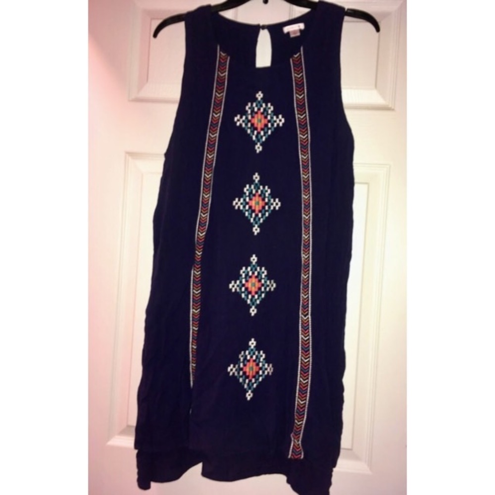Navy Blue Summer Shift Dress!